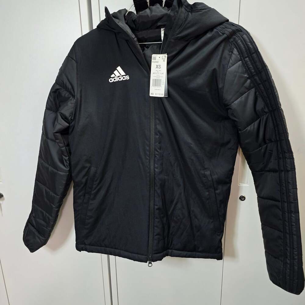 Adidas Winter Jacket Size XS Black Padded Jacket